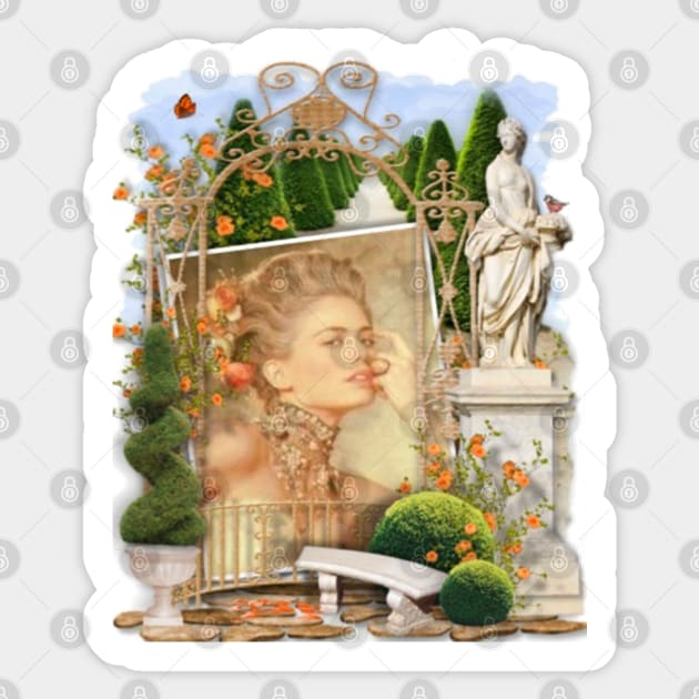 Tuscany Romantic Garden Sticker by ERArts